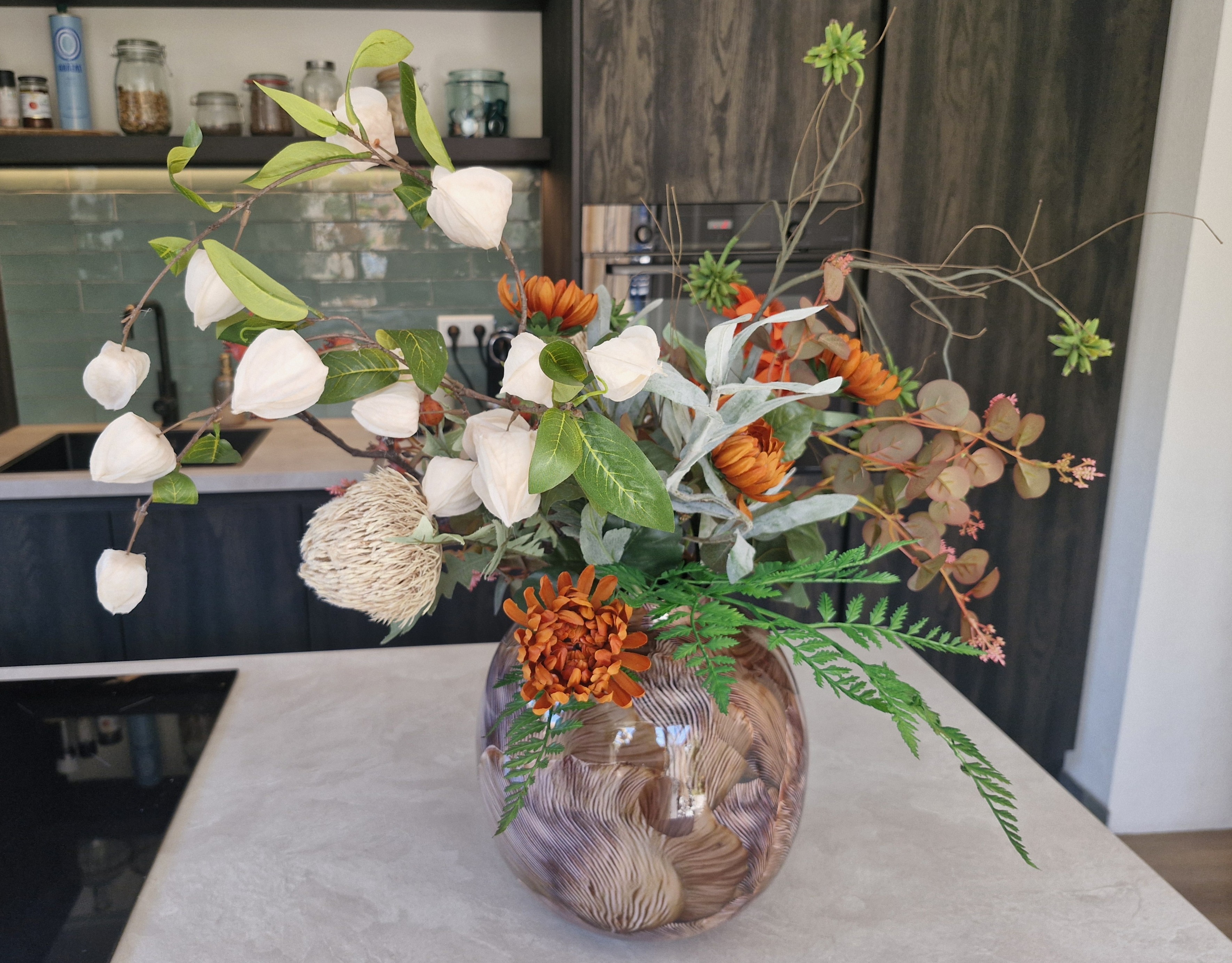 Seizoens: Boeket Herfst + Vaas